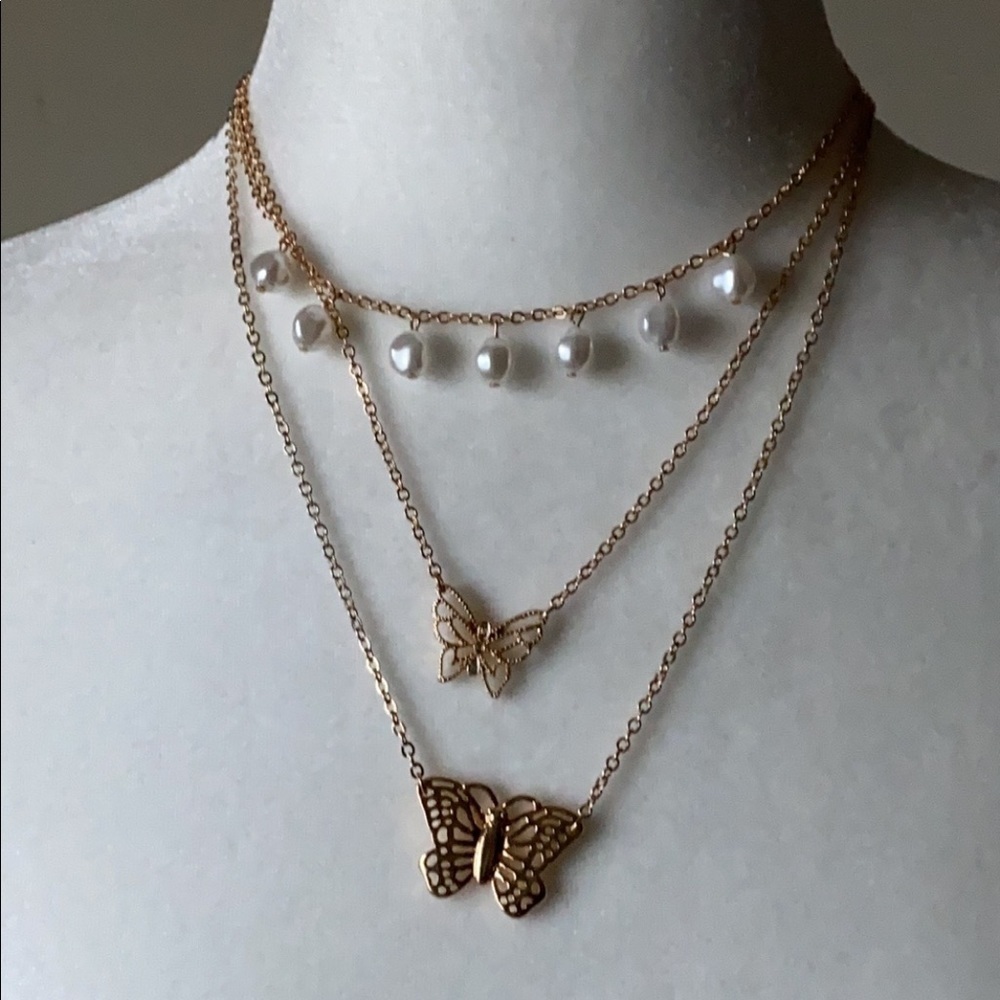 Layered Charm Women’s Cute Jelwery  Necklace - Picture 8 of 9